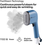 Braun QuickStyle 3 Pro Garment Steamer, Quick Heat-Up, Smart iCare Technology, Handheld Garment Steamer, Vertical Ironing, Capacity 70ml + 120ml, 1100 Watts - GS 3024