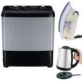 Dawlance Semi Automatic Washing Machine DW-7500 - 10Kg + 3 pcs water bottle set