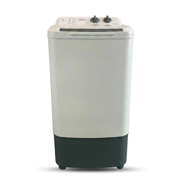 Haier - 8kg Washing Machine Single Tub Washer Semi Automatic HWM 80-1217E (Virgin Plastic + Compact Design + Wide Voltage Range)