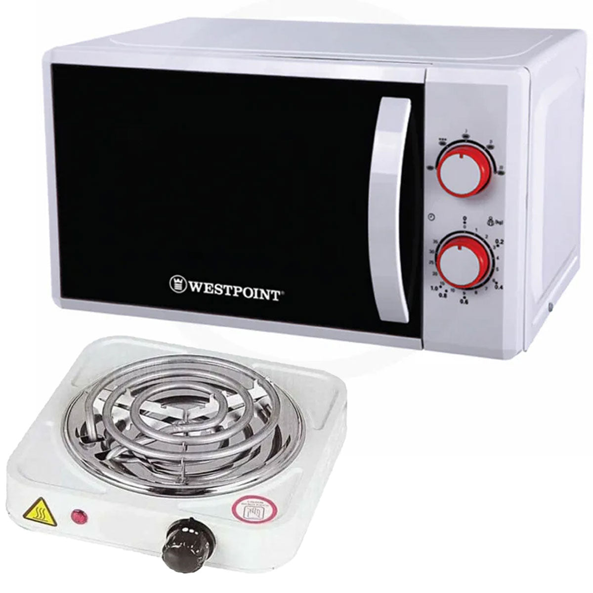 Westpoint Microwave Oven WF-822 - 20 Litres + Electric Stove/Hot Plate