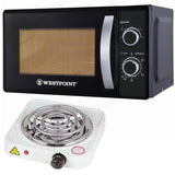 Westpoint Microwave Oven WF-823 - 20 Litres + Electric Stove/Hot Plate