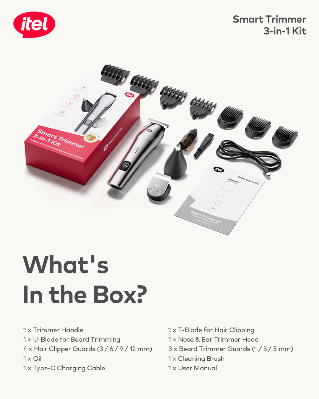 Itel All-in-1 Hair Trimmer ITR-37