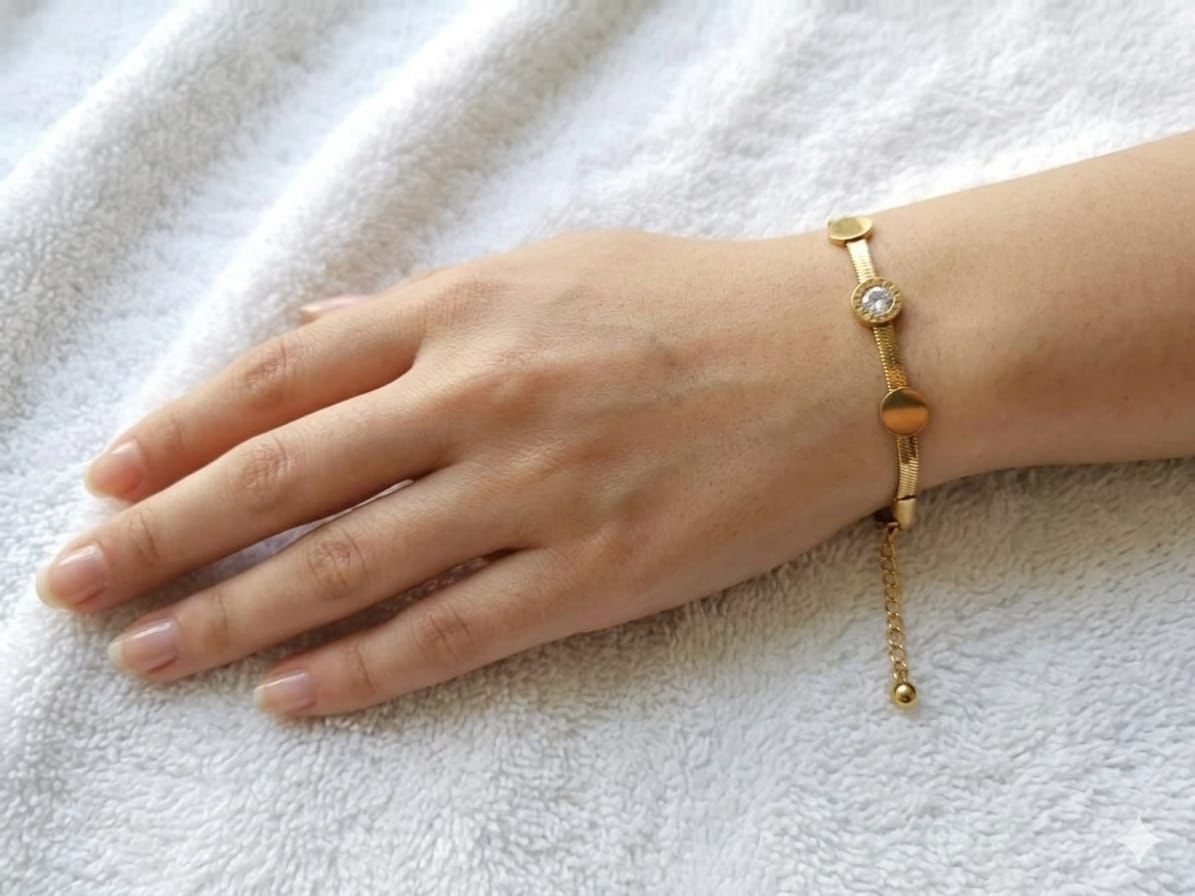 SS Steel Dual Design Bracelet