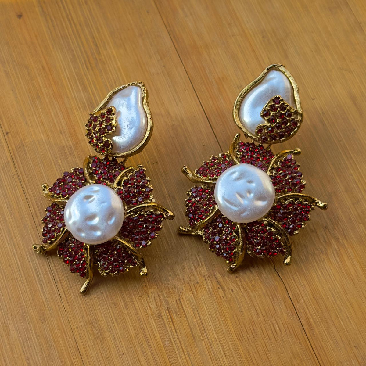 MOTHER OF PEARL EARINGS - A6