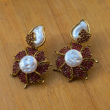 MOTHER OF PEARL EARINGS - A6