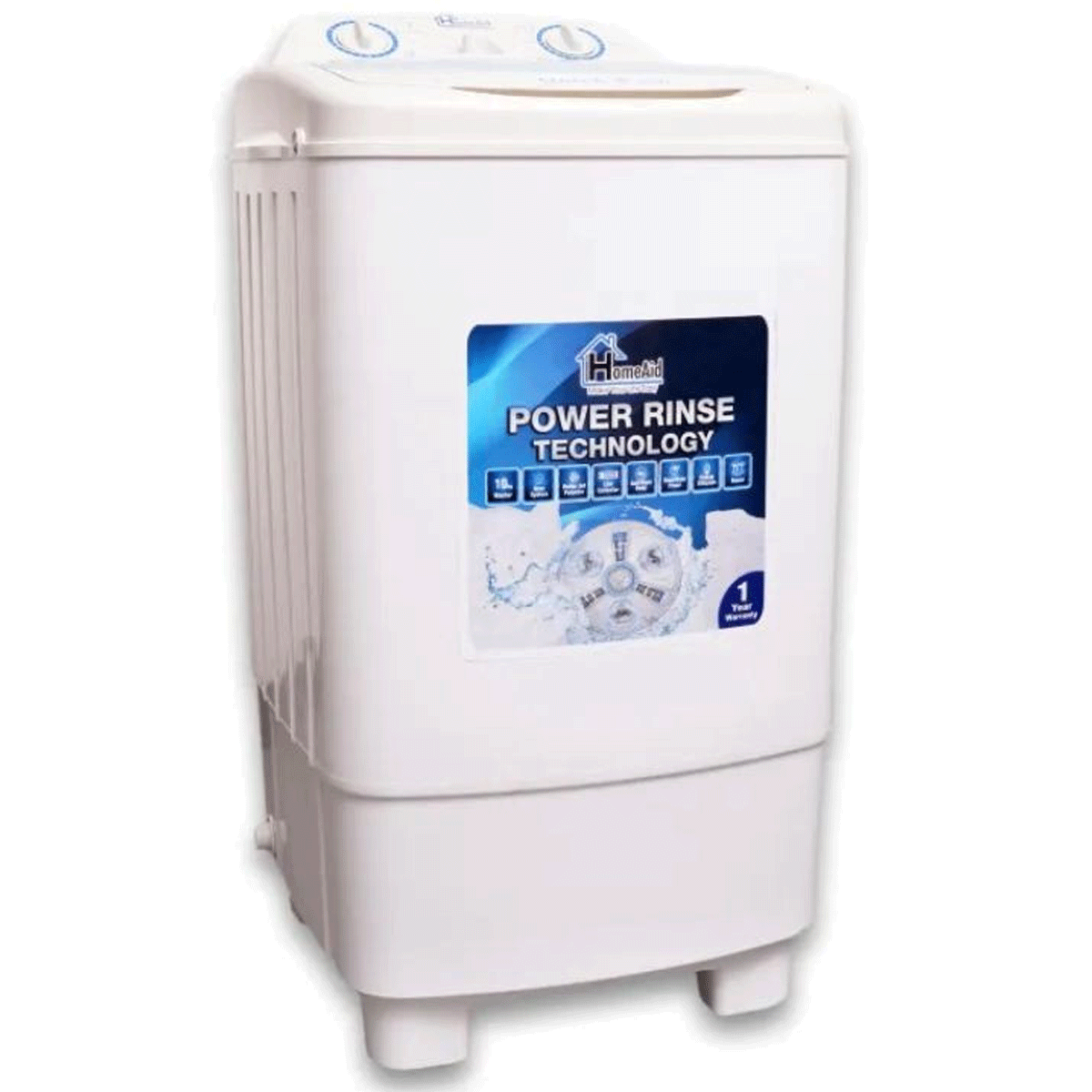 HomeAid 10Kg Single Tub Heavy Duty Motor Extra Big Tub Automatic Gear System HA-9991