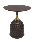 Walnut Side Table - 1037 Red Bronze (Available on Easy Installments)