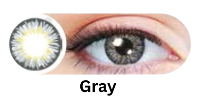 Optiano Daily Wear Plano Contact Lenses (Artificial) – Gray Colors Available