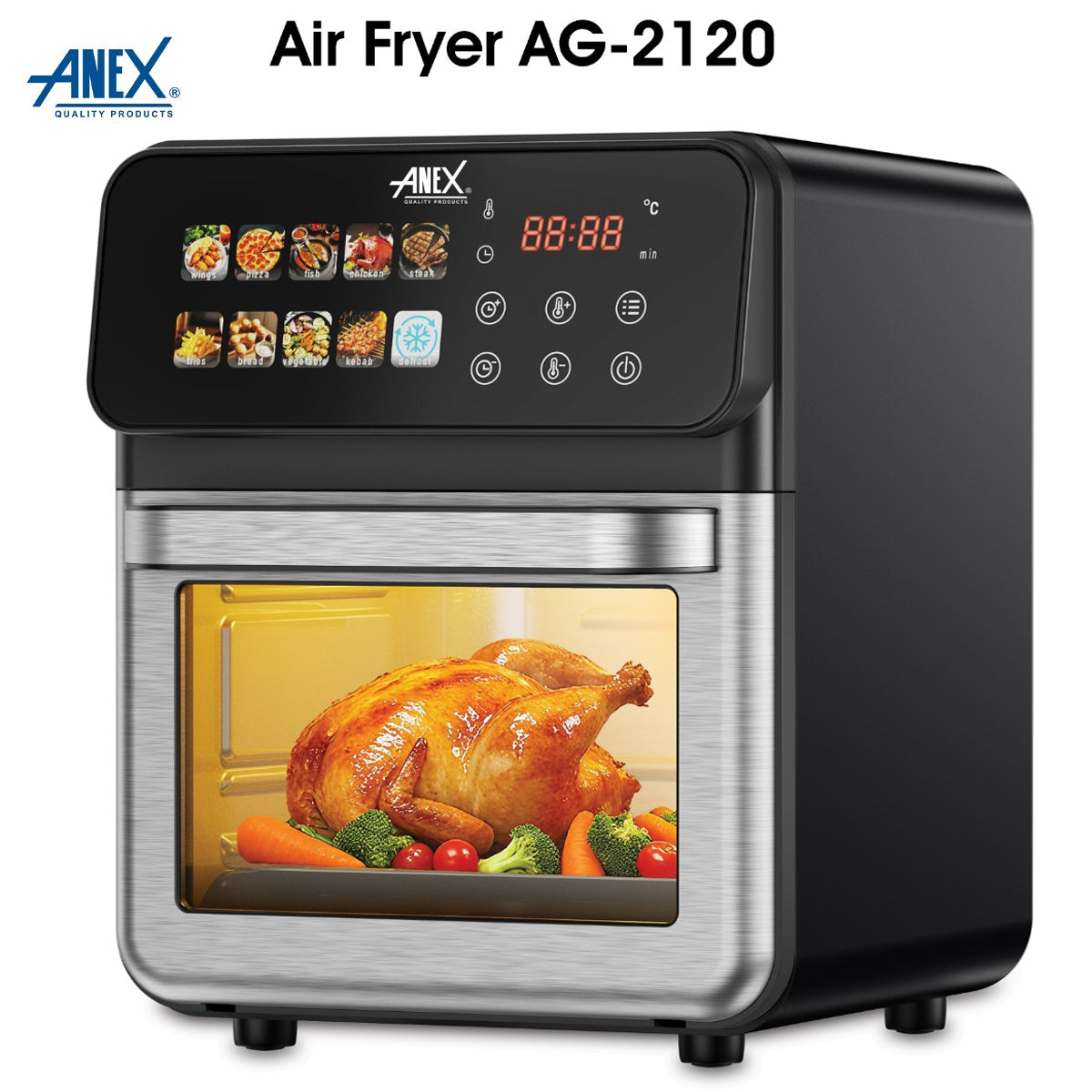 Anex Digital Airfryer 2120 - 12L