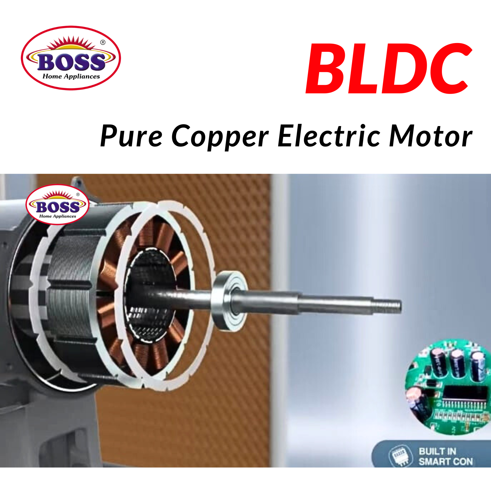 Boss ECM 8000 IB (AC/DC) BLDC Copper Motor
