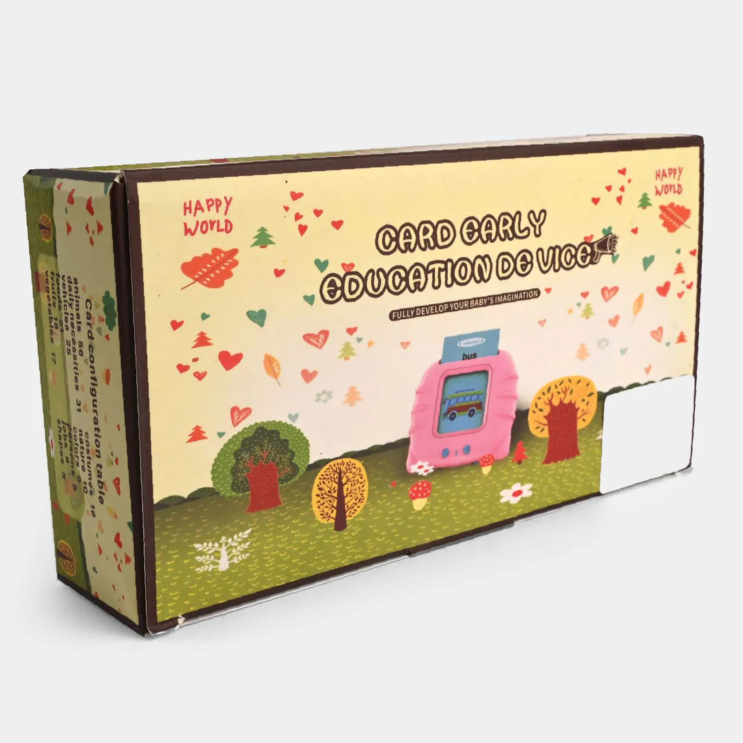 Happy World Card Early Education Device “Pink” Fully Develop Baby’s Imagination