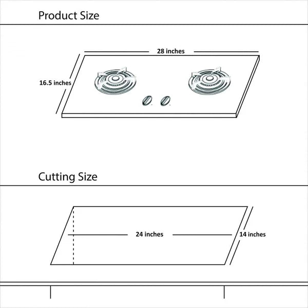 Hanco Model 504 Stainless Steel Dynamold Heavy Grill Burners + SG Deluxe Automatic Iron