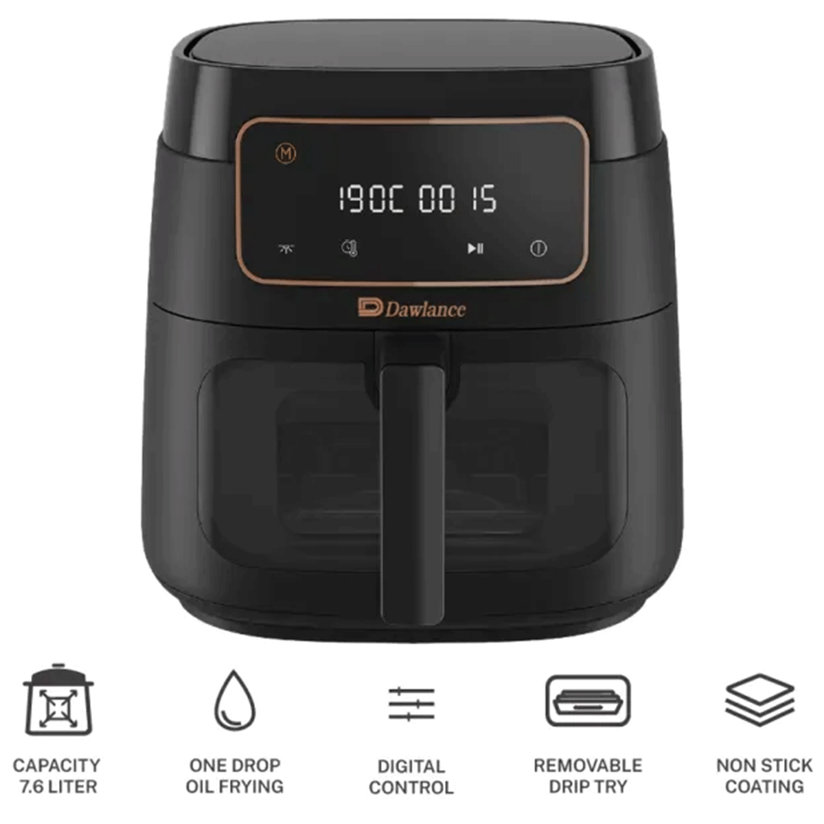 Dawlance Air-Fryer Model No DWAF 3374 B (XXL) 7.6L