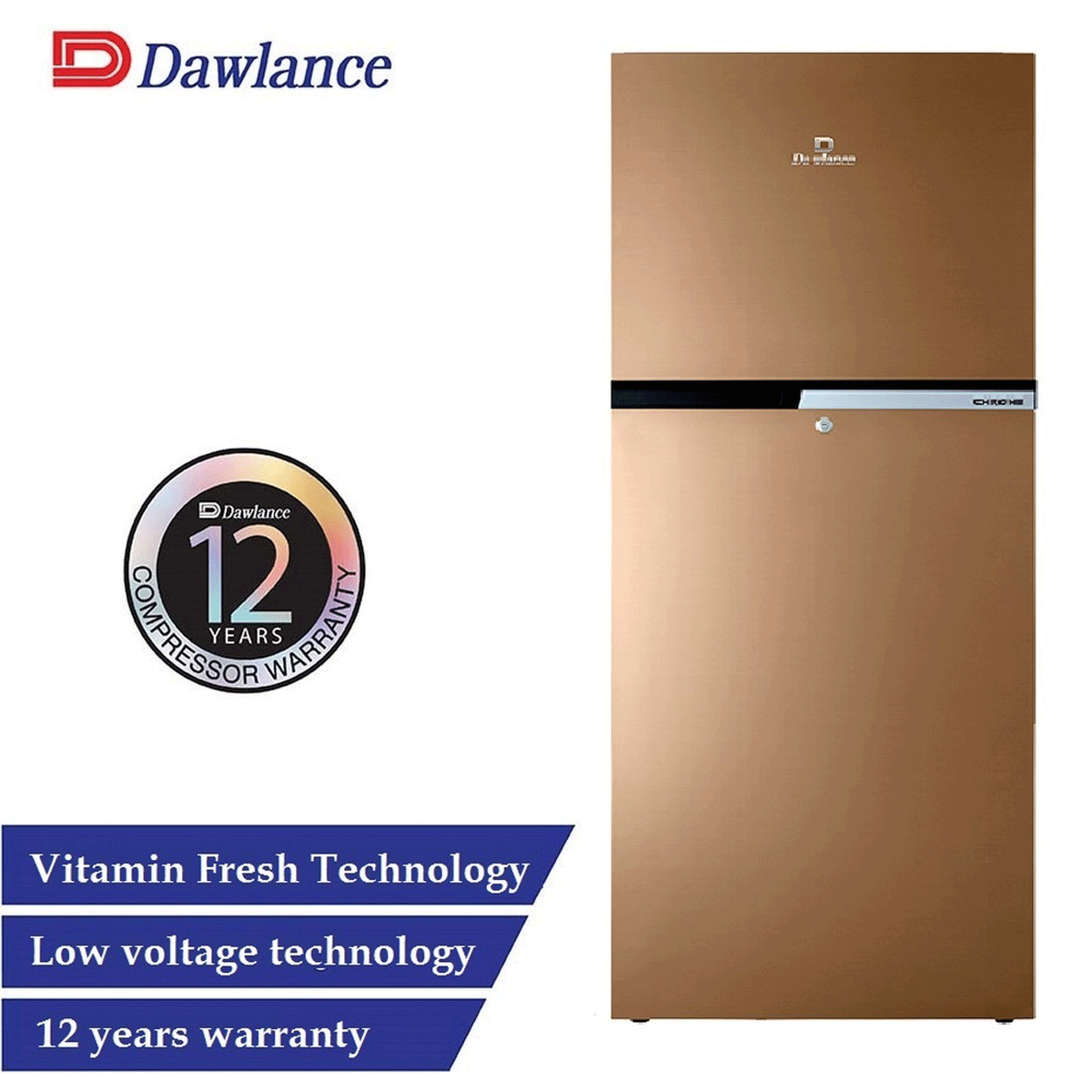 Dawlance Ref 9140 WB Chrome (08 CFT)