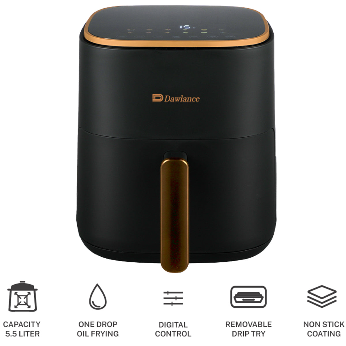 Dawlance XL Air Fryer DWAF 6322 D with 5.5 Litres Capacity