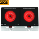 Hanco Model 120-DB Dual Burners Infrared Electric Cooktop - Electric Stove