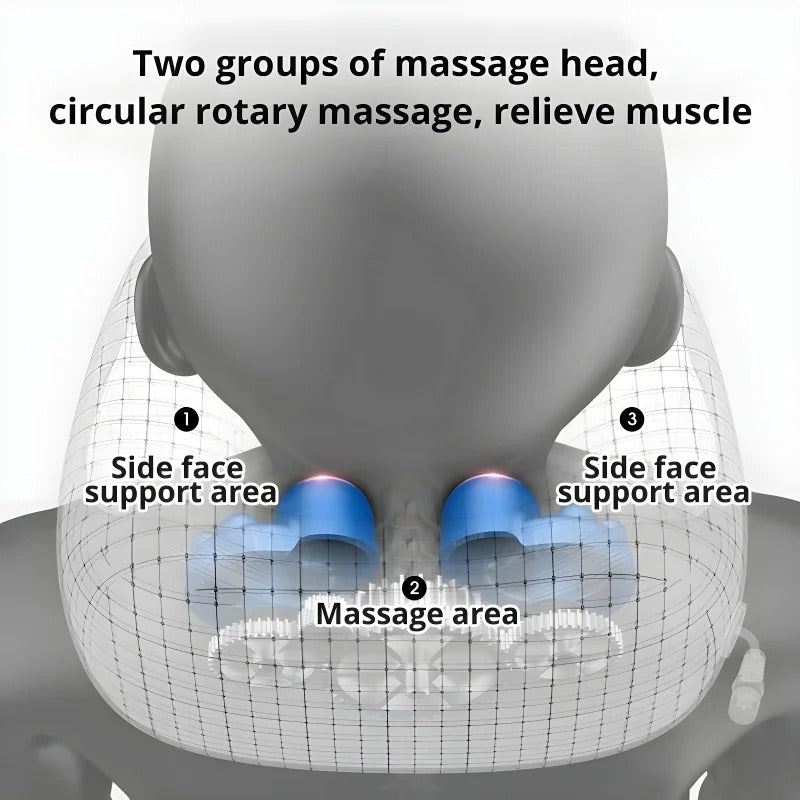 Electric U-Shaped Massage Pillow