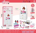 21+ Pcs DIY Wooden Style Vanity Dressing Table Set with Makeup & Nail Art Kit – Item No. 769-2