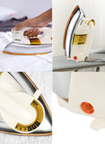 Geepas Heavy Weight Dry Iron - Non Stick Sole Plate, Temperature Control, Indicator Lights, Overheat Protected | Ideal for Perfect Ironing for All Fabrics