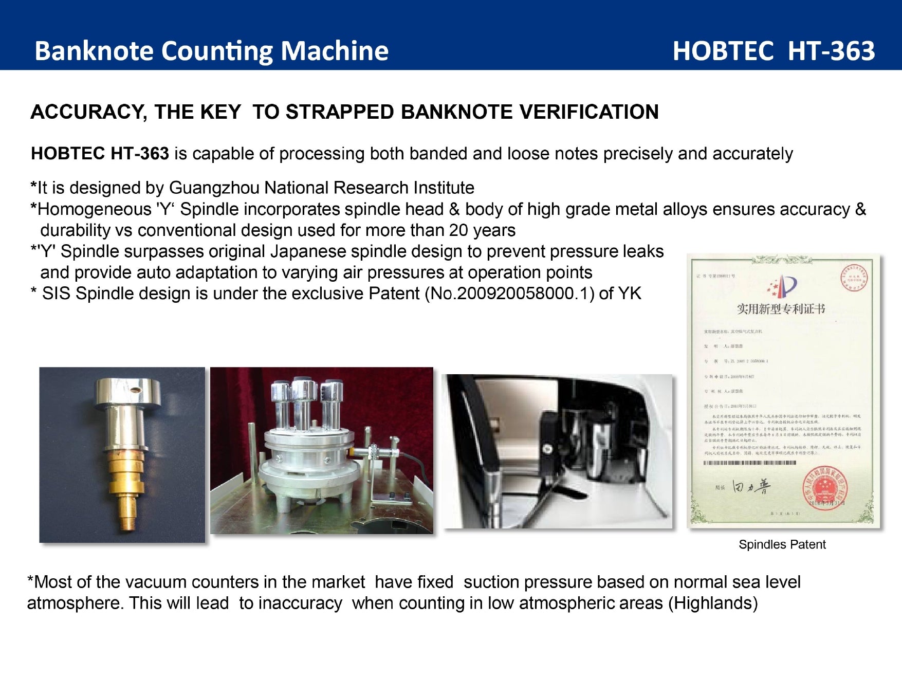 НОВТЕС HT-363 Banknote Counting Machine