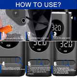 Mini Portable Rechargeable Wireless Air Pump