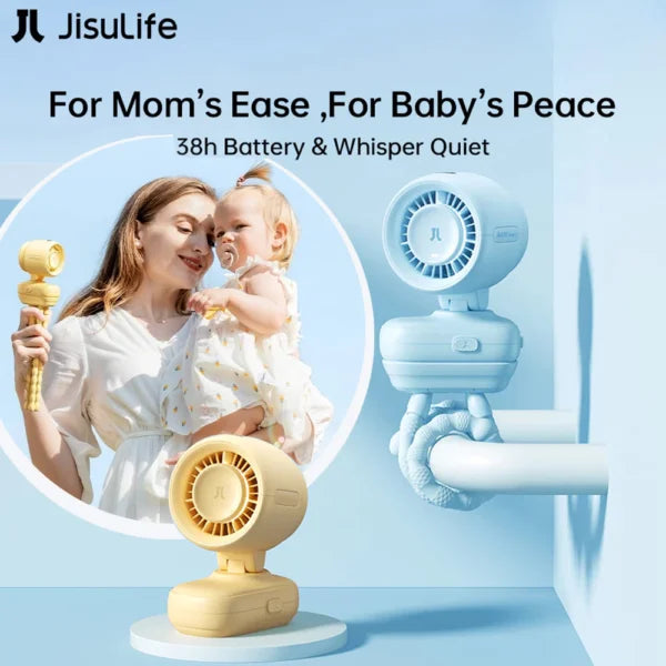 JisuLife Stroller Fan Life 4 Portable Baby Stroller