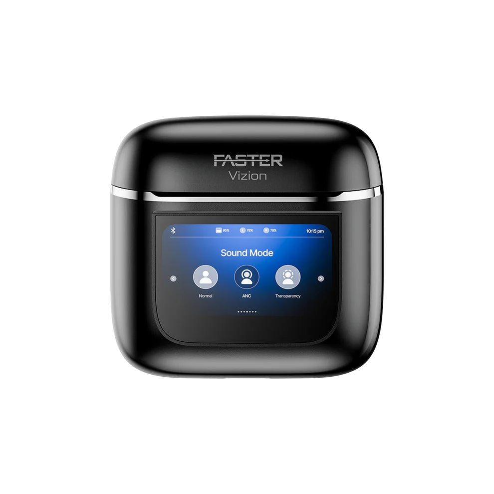 Faster Vizion Earbuds - Shadow Black
