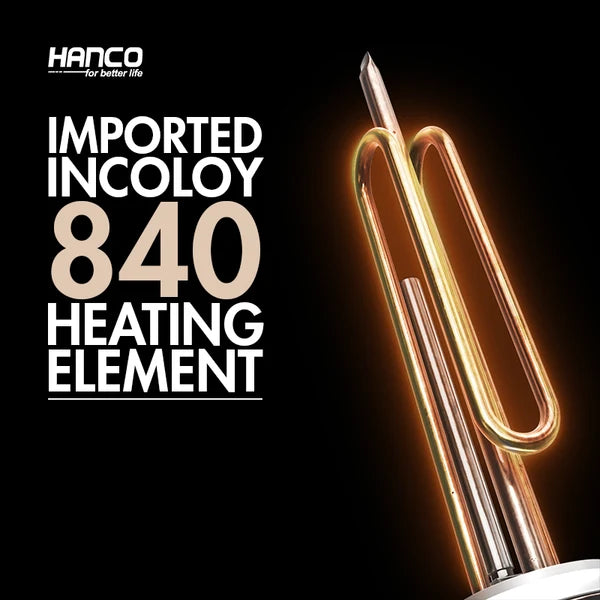 Hanco Semi Instant Electric + Gas Water Heater - 50 Liters Body Size