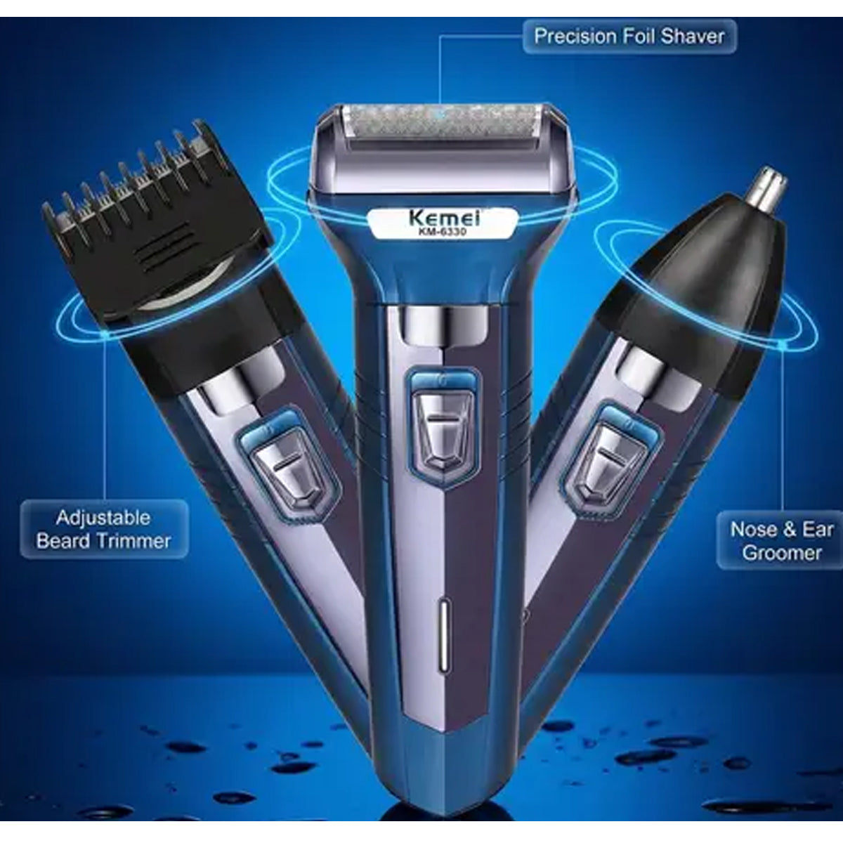 Kemei KM-6330 3 in 1 Grooming Kit