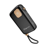Login L-711 Magcore | 10000mAh 22.5W | 15W Magsafe | Attached PD Cable - Black