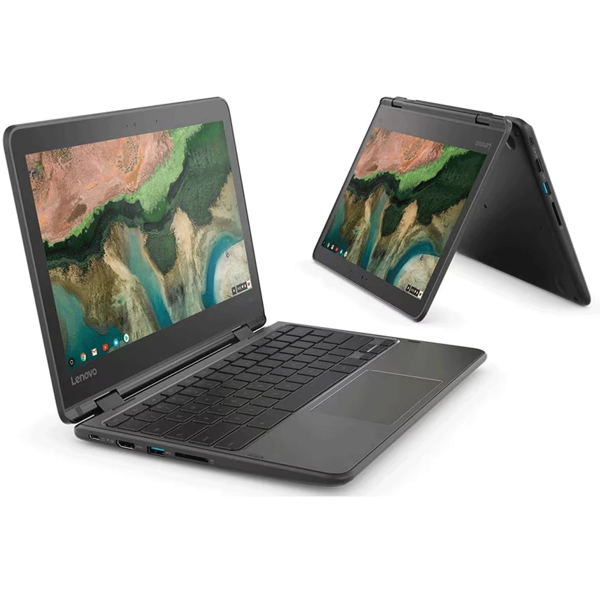 Lenovo ChromeBook 300e | 4 GB RAM | 32 GB ROM | 11.6″ X360 Touch Screen (Refurbished With Original Charger Included _ Without Box)