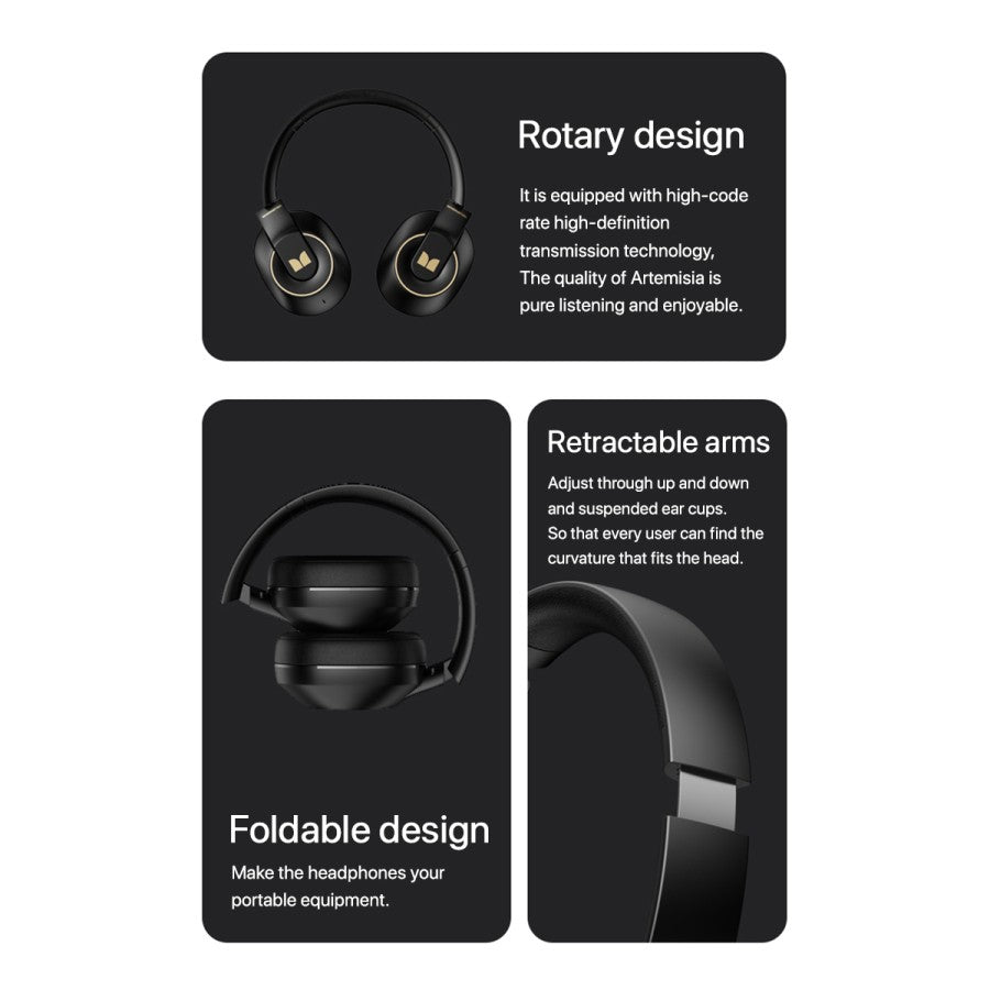 MONSTER STORM XKH01 Wireless Bluetooth Headphone – Black