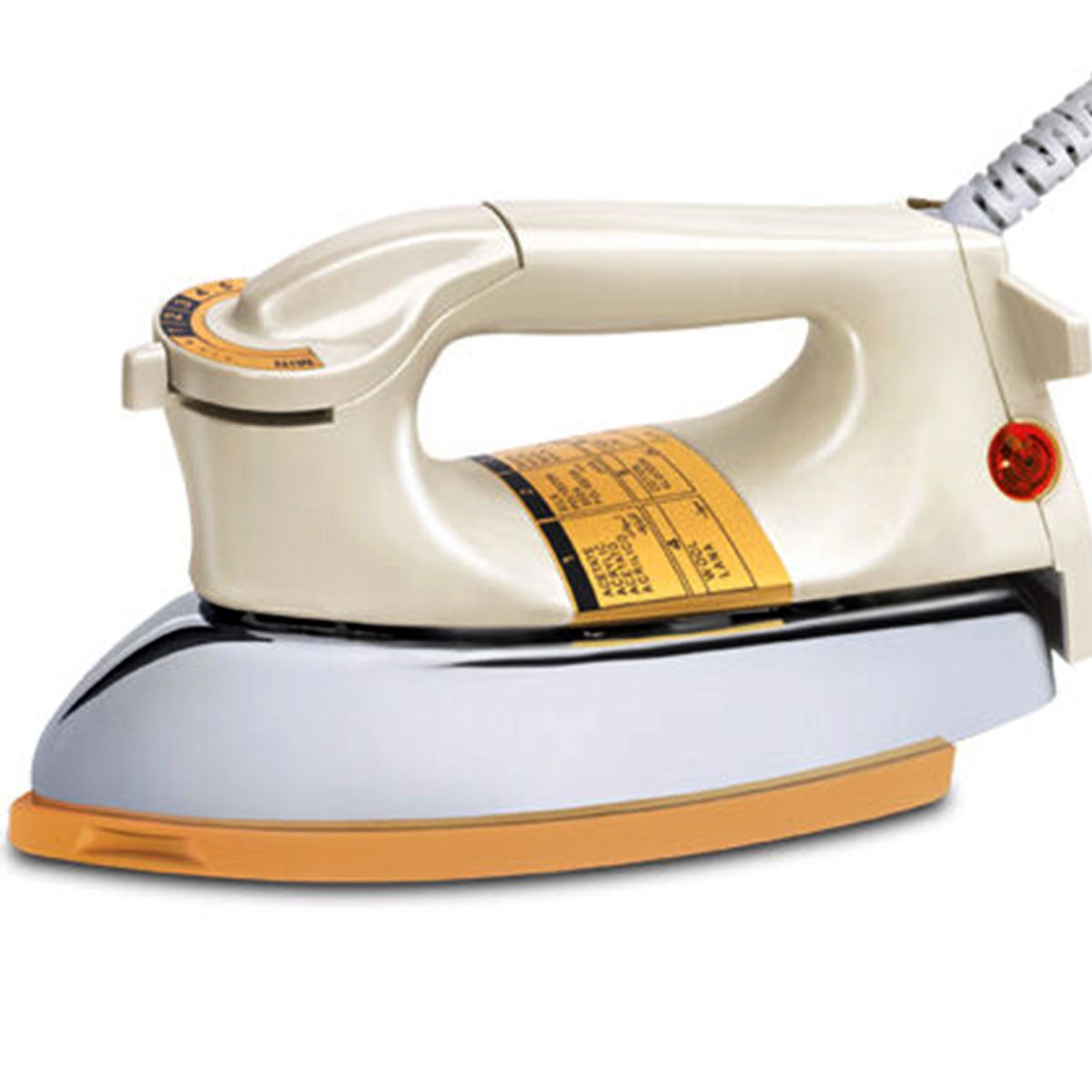 National Premium - Heavy Weight Dry Iron - 1000 Watts (Random Color)