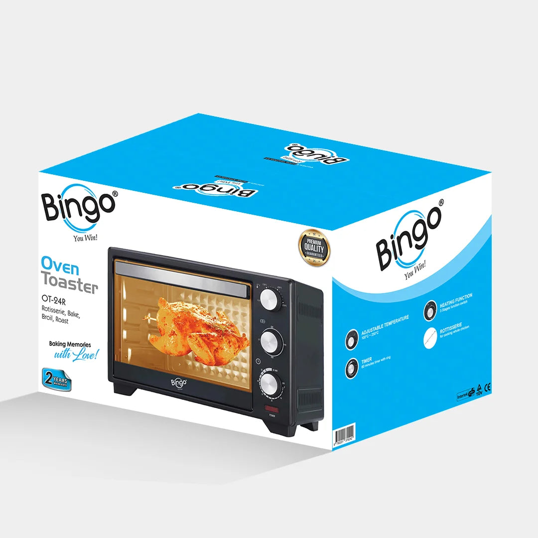 Bingo (OT-24R) OVEN TOASTER 24Ltr Black