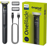 Philips One Blade Face Trimmer With 1 and 3 mm 2 Click On Stubble Combs, QP1424/10