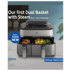 Philips 5000 Series Dual Basket Airfryer NA555/09