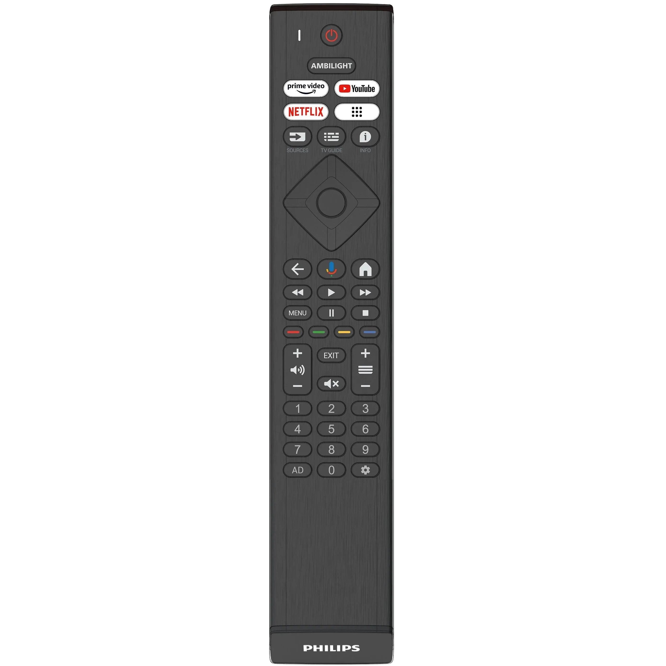 Philips 8100 Series 55” 55PQT8169/98 4K Ultra HD QLED Smart TV with Dolby Vision, Dolby Atmos, Android TV, HDR10, Ambilight, and Voice Control