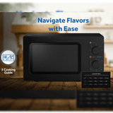 Premium 20L  Solo Alarm Signal + Halogen Interior Light + Mechan ical Rotary Control Microwave Oven 