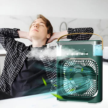 Humidifier Cooling Fan, Personal USB Air Cooler Fan, Mini Air