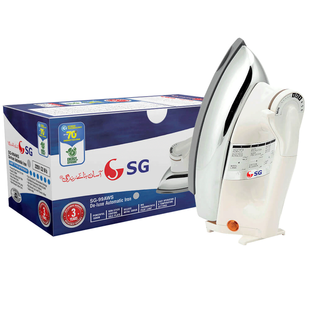 SG 88AWG/99AWS Deluxe Automatic Iron