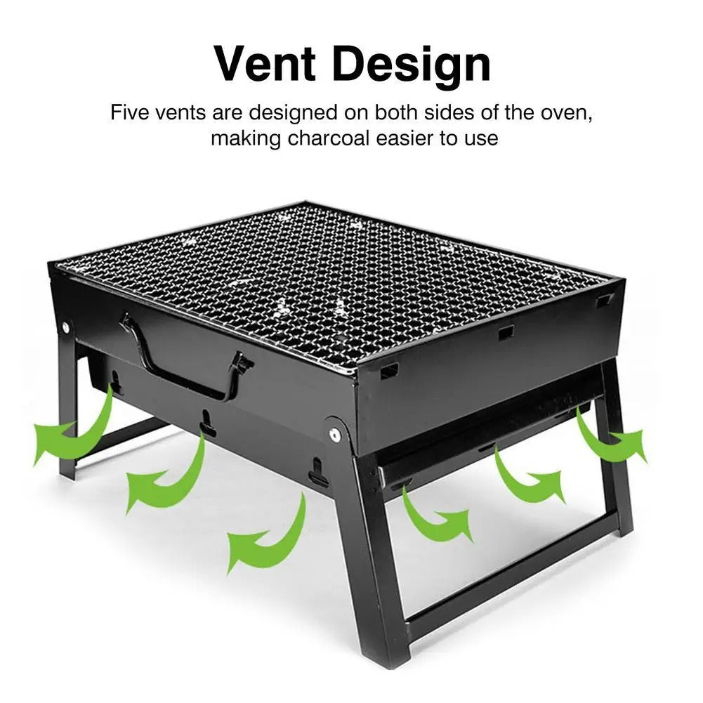 Portable Folding Barbecue Grill - Lightweight