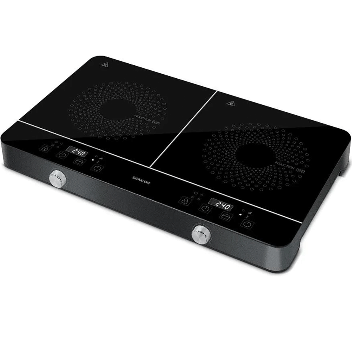 Sencor Double Induction Cooktop, 3500W, SCP4201GY