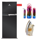 Dawlance 9169 WB Chrome FH Freezer-On-Top Refrigerator - 12 CFT + Imported Water Bottle 3 Set & Iron