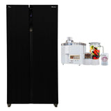 Dawlance DSS-9055 Glass Door Inverter No Frost Refrigerator - 22CFT + Premium 4 in 1 Food Factory
