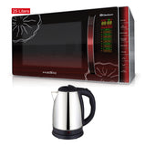 Dawlance 25 Liters Full Baking Microwave Oven DW 115 + Premium Kettle