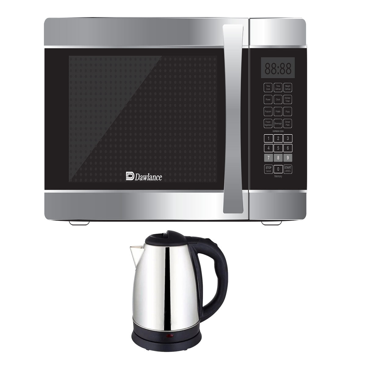 Dawlance DW-162 HZP Microwave Oven - 62 Liters + Premium Electric Kettle