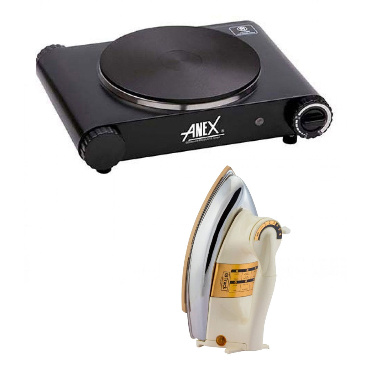 Anex Hot plate single -1500 W AG-2061 + Imported Iron