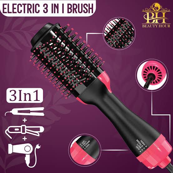3in1 One Step Hair Dryer Curler
