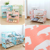 4Layer Printed Oxford Shoe Rack