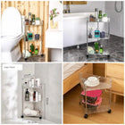 Acrylic Triangle Corner Trolley